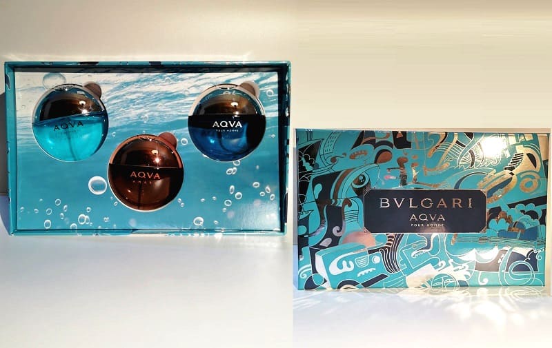 Изображение -  Набор Bvlgari The Aqva Pocket Spray Collection 3 x 15 ml 